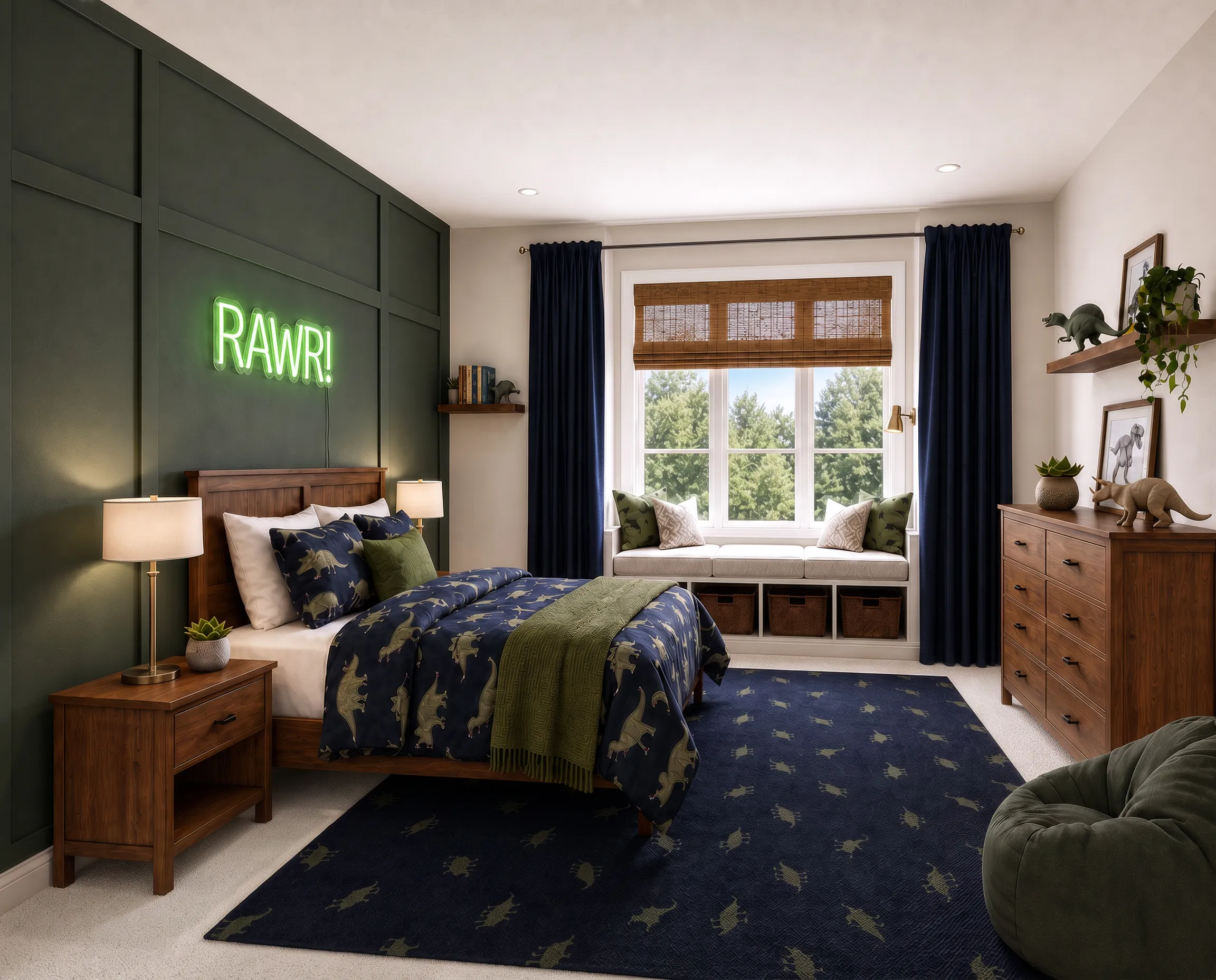 Mid-range dinosaur room redecoration